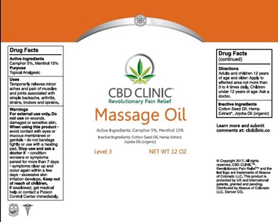 Bottle (Cbdclinic Massage Lev3)